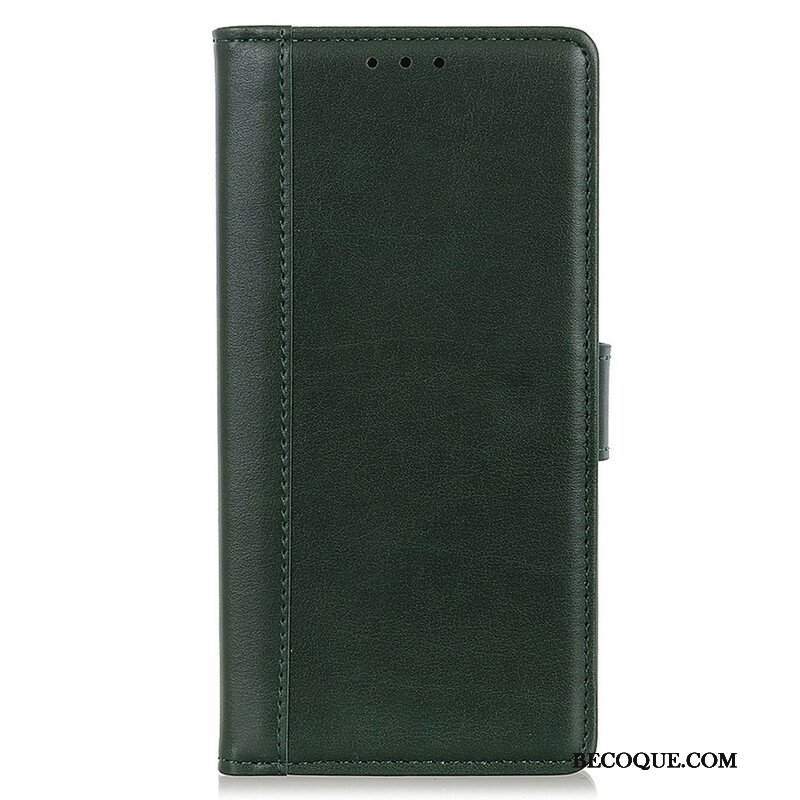 Etui Folio do iPhone 13 Mini Stylizacja Skóry