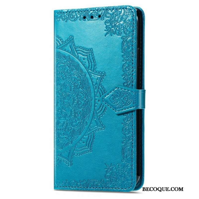 Etui Folio do iPhone 13 Mini Średniowiecze Mandali