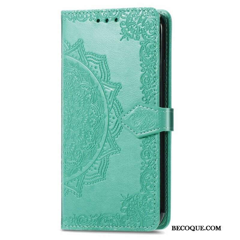 Etui Folio do iPhone 13 Mini Średniowiecze Mandali