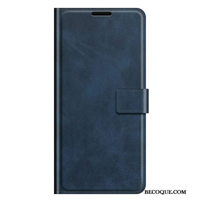 Etui Folio do iPhone 13 Pro Max Smukły Ekstremalny Efekt Skóry