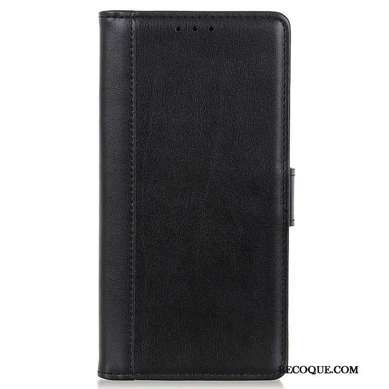 Etui Folio do iPhone 13 Pro Stylizacja Skóry