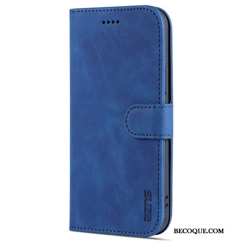 Etui Folio do iPhone 13 Pro Sztuczna Skóra Azns