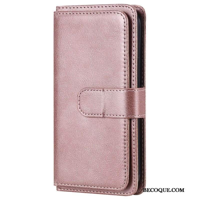 Etui Folio do iPhone 14 10 Posiadaczy Kart