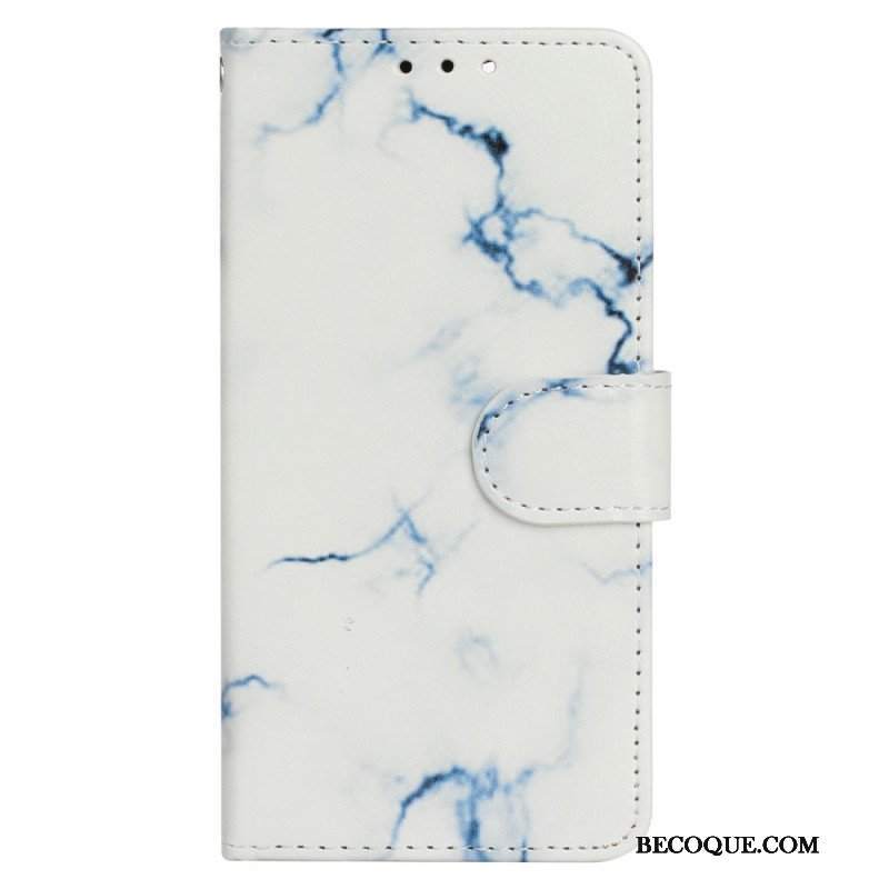 Etui Folio do iPhone 14 Marmur