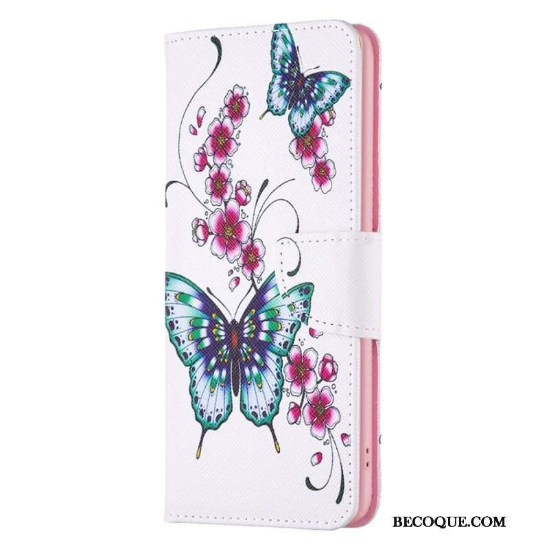 Etui Folio do iPhone 14 Pro Max Motyle W Locie