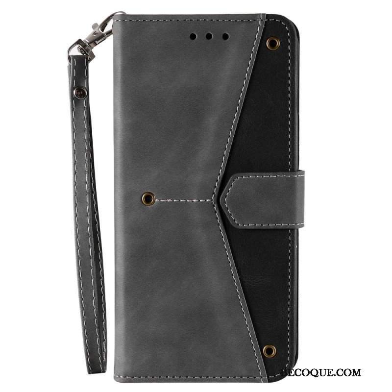 Etui Folio do iPhone 14 Szwy W Dotyku