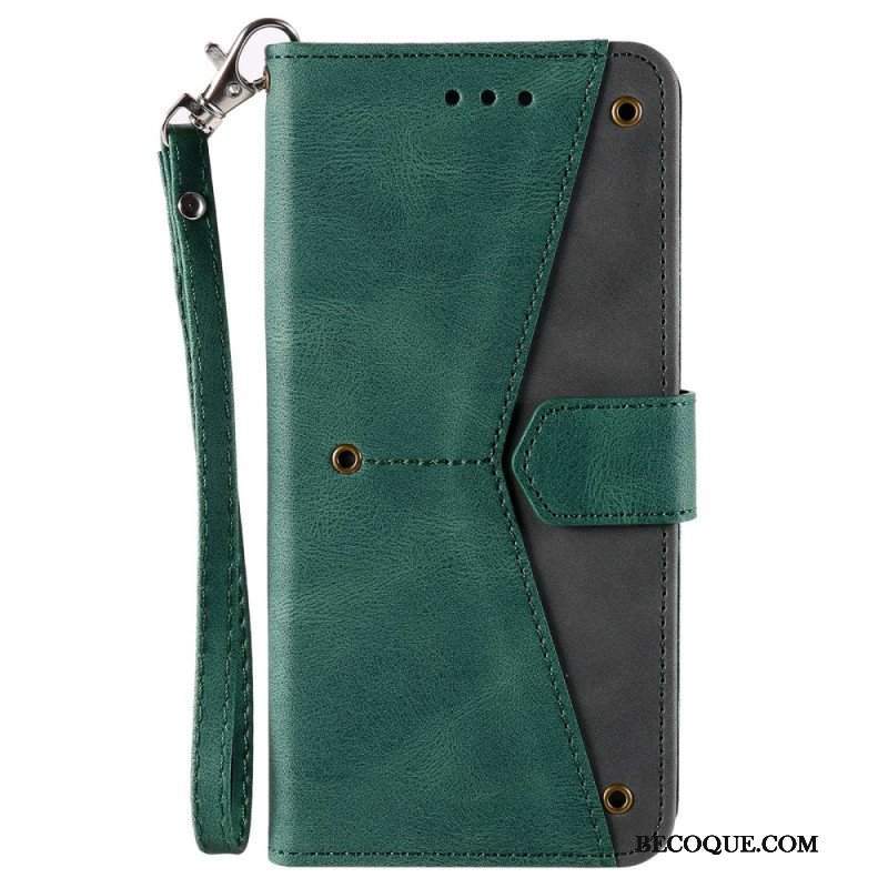 Etui Folio do iPhone 14 Szwy W Dotyku