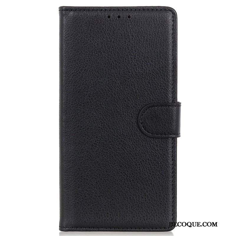 Etui Folio do iPhone 14 Tradycyjnie Liczi