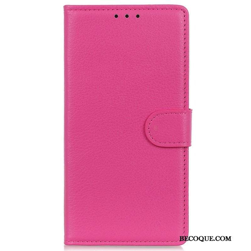 Etui Folio do iPhone 14 Tradycyjnie Liczi