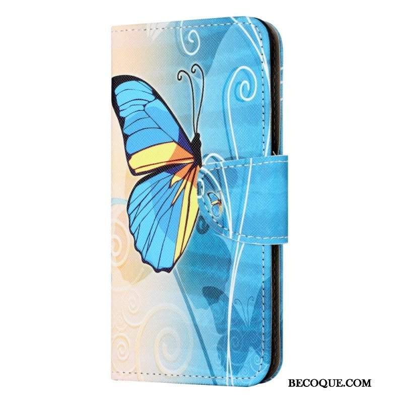 Etui Folio do iPhone 15 Motyle