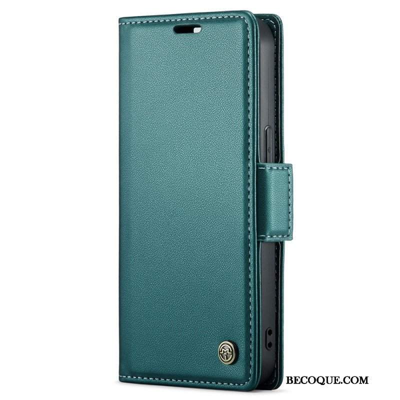 Etui Folio do iPhone 15 Plus Skórzany Styl Caseme