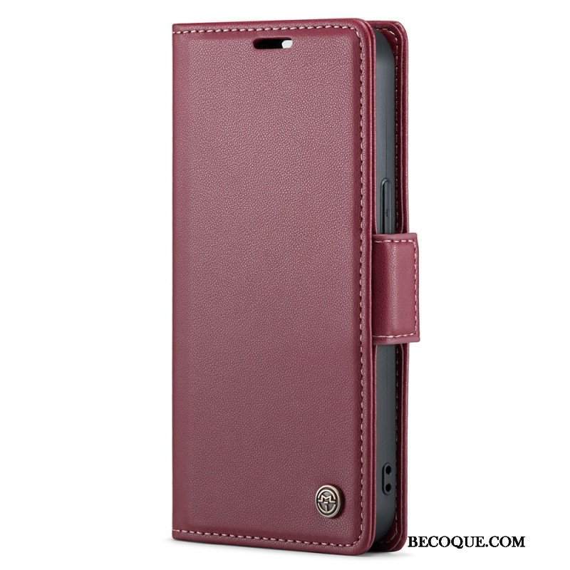 Etui Folio do iPhone 15 Plus Skórzany Styl Caseme