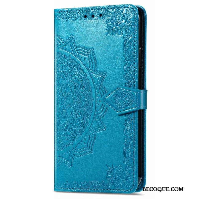 Etui Folio do iPhone 15 Pro Mandala Barokowa