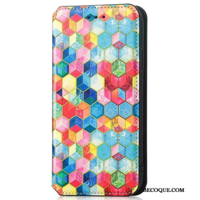 Etui Folio do iPhone 15 Pro Wykres Caseneo