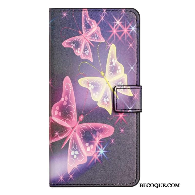 Etui Folio do iPhone 15 Tylko Motyle