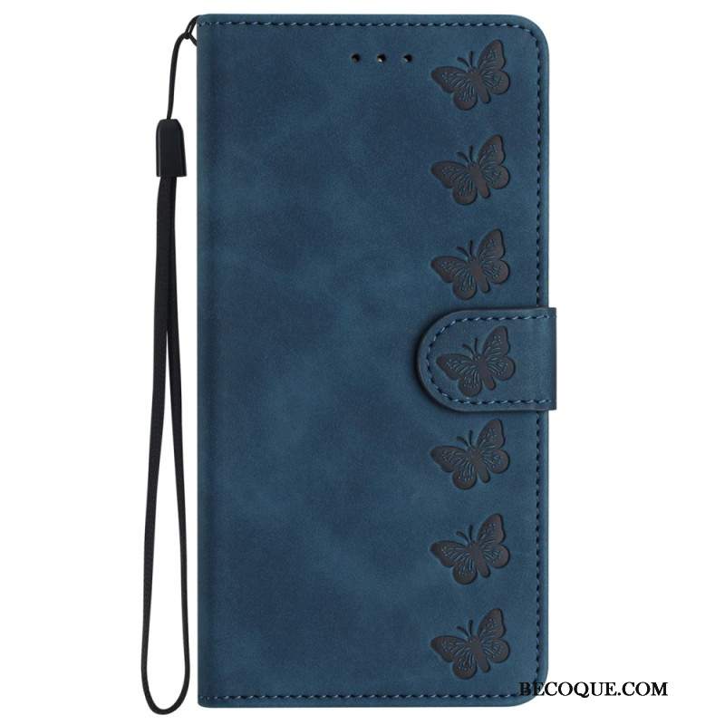 Etui Folio iPhone 16 Fryz Motyli