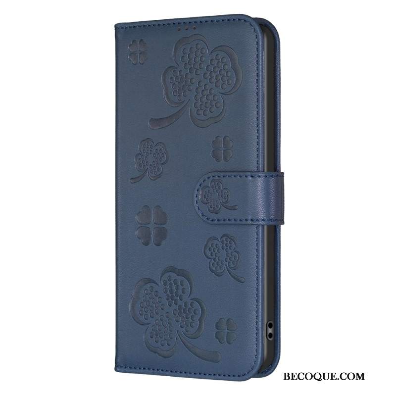 Etui Folio iPhone 16 Koniczyny Etui Ochronne