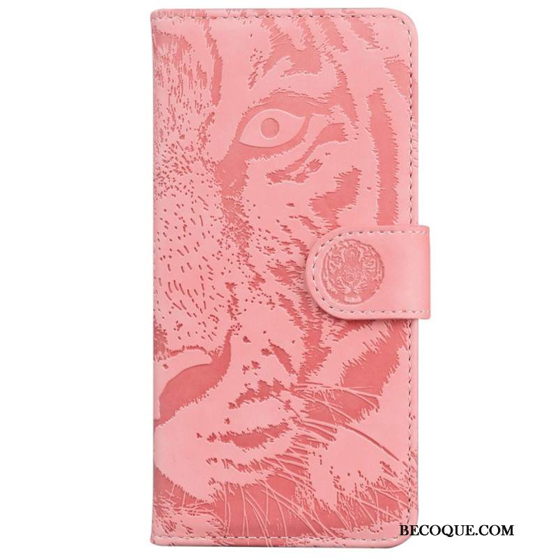 Etui Folio iPhone 16 Plus Ślad Tygrysa Etui Ochronne