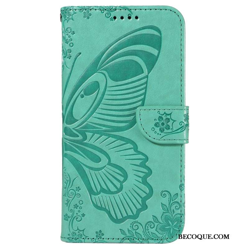 Etui Folio iPhone 16 Pro Graficzny Motyl