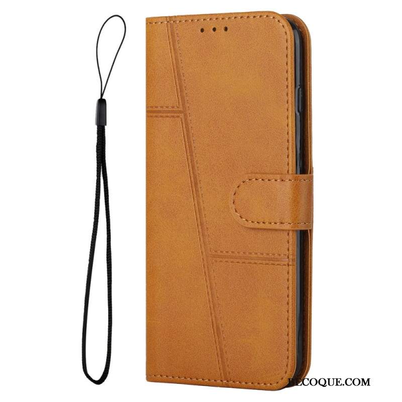 Etui Folio iPhone 16 Pro Max Biznes W Lanière Etui Ochronne