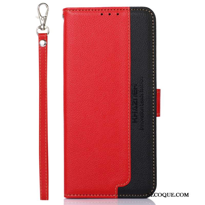 Etui Folio iPhone 16 Pro Max Dwukolorowy Khazneh