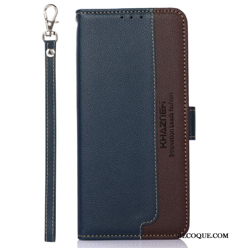 Etui Folio iPhone 16 Pro Max Dwukolorowy Khazneh