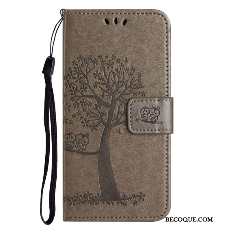 Etui Folio iPhone 16 Pro Max Sowa I Drzewo