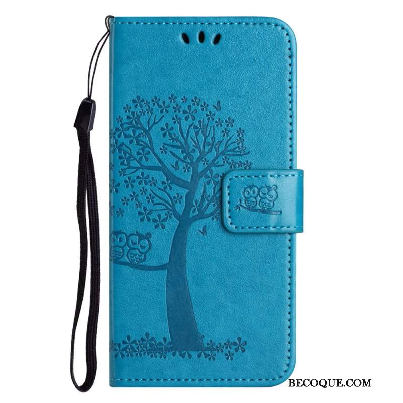 Etui Folio iPhone 16 Pro Max Sowa I Drzewo