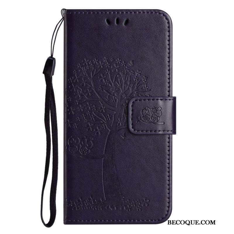 Etui Folio iPhone 16 Pro Max Sowa I Drzewo