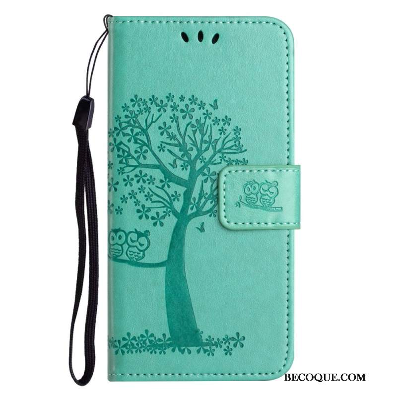 Etui Folio iPhone 16 Pro Max Sowa I Drzewo