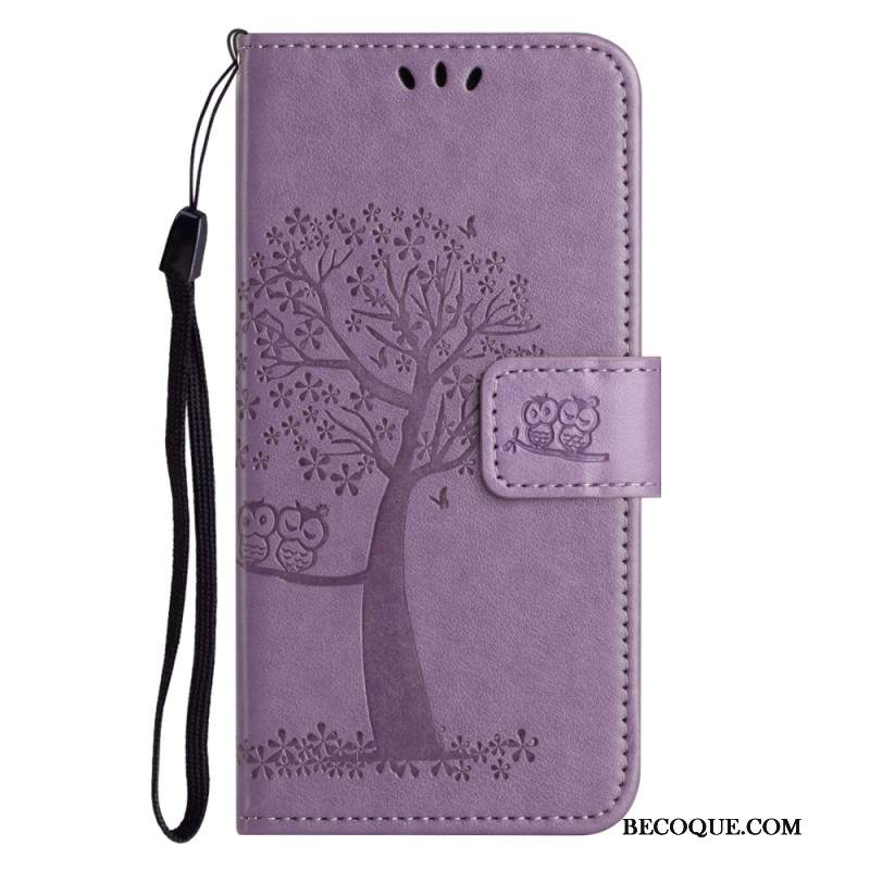 Etui Folio iPhone 16 Pro Max Sowa I Drzewo