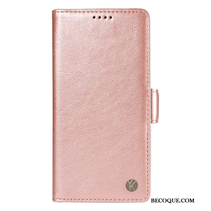 Etui Folio iPhone 16 Pro Max Vintage Yikatu Etui Ochronne