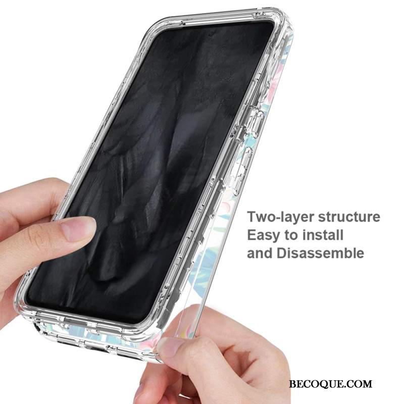 Etui Google Pixel 8 Pro Wzmocnione Motywy Kwiatowe