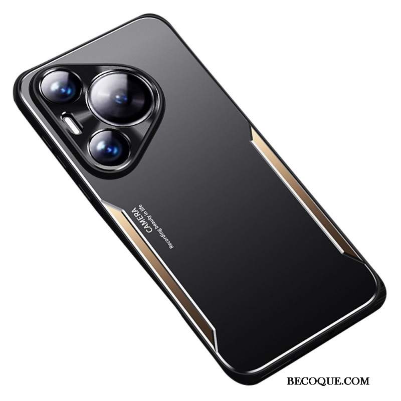 Etui Huawei Pura 70 Pro Efekt Metalu Etui Ochronne