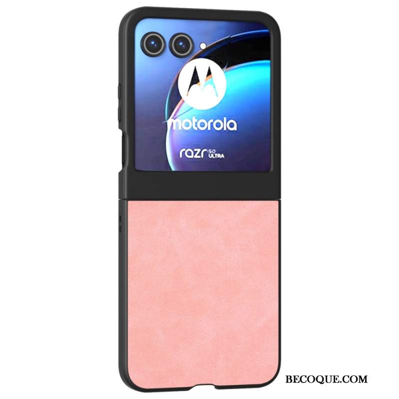 Etui Motorola Razr 50 Efekt Skóry Abeel