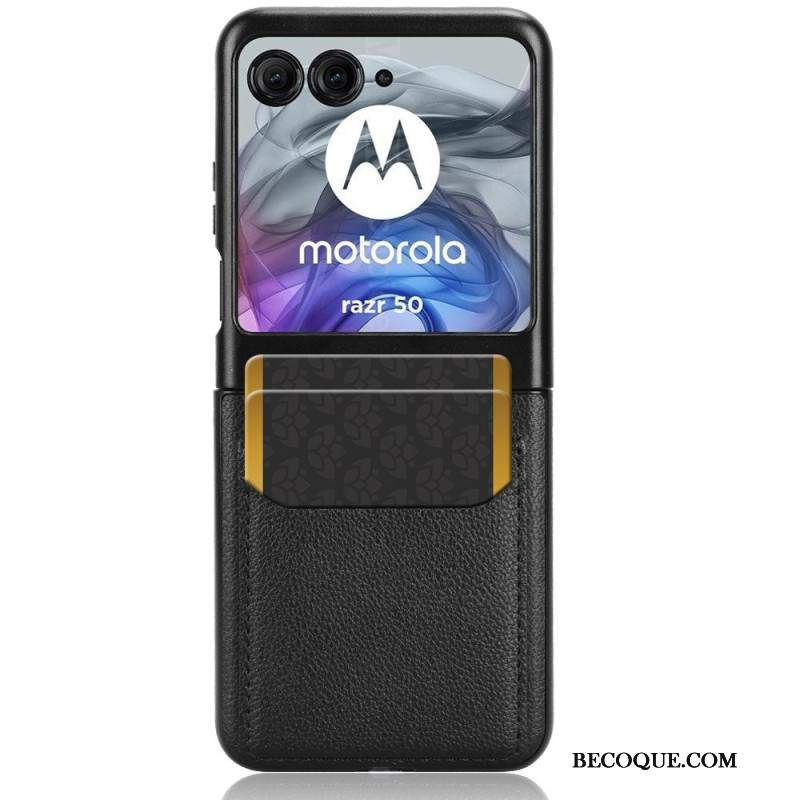 Etui Motorola Razr 50 Podwójny Uchwyt Na Kartę Etui Ochronne