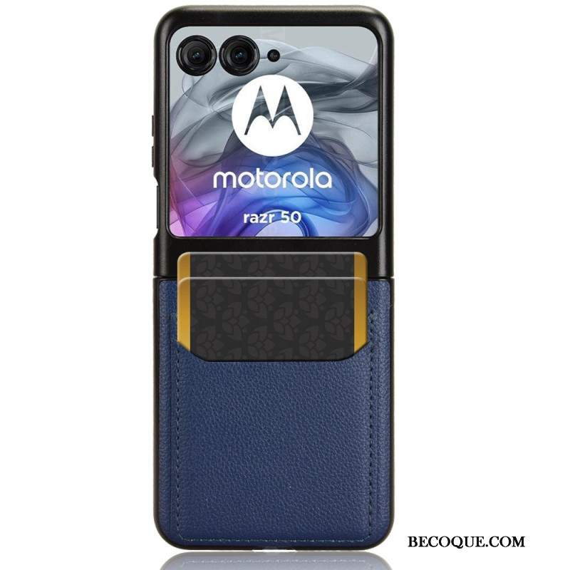 Etui Motorola Razr 50 Podwójny Uchwyt Na Kartę Etui Ochronne