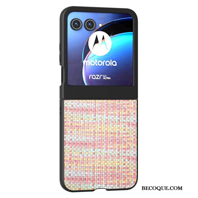 Etui Motorola Razr 50 Tekstura W Kratkę