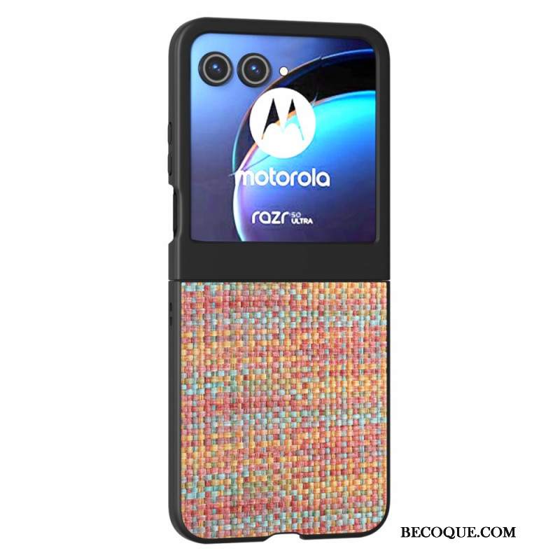 Etui Motorola Razr 50 Tekstura W Kratkę