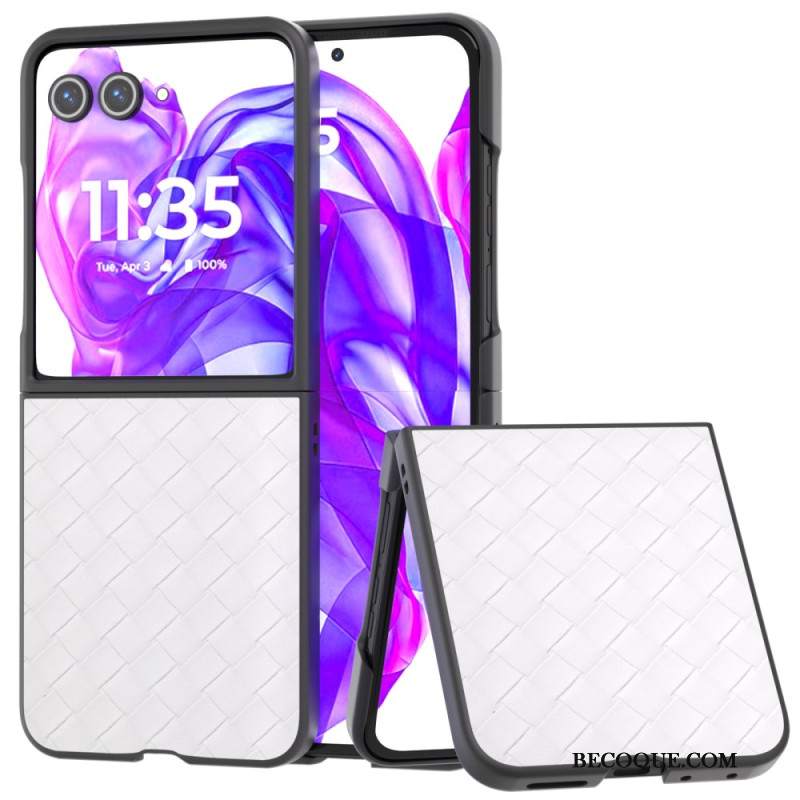 Etui Motorola Razr 50 Ultra Tkana Tekstura