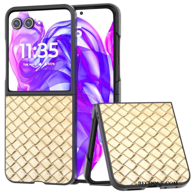 Etui Motorola Razr 50 Ultra Tkana Tekstura