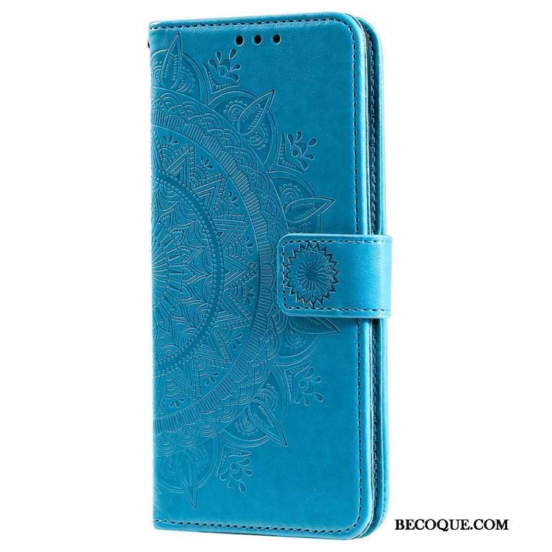 Etui Na Telefon Pokrowce do Realme C35 z Łańcuch Paskowata Mandala