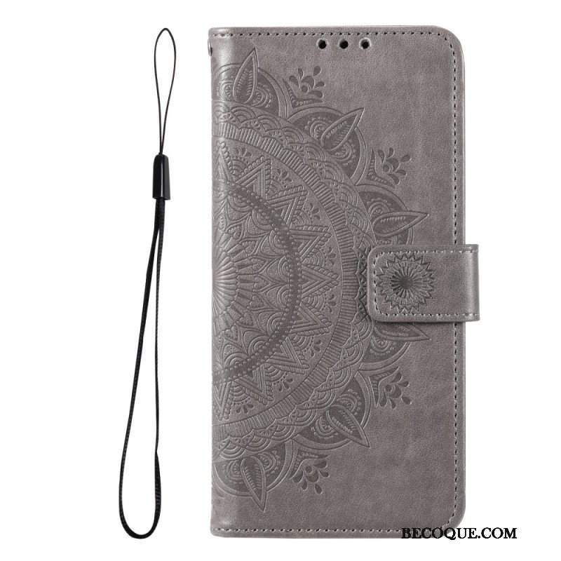 Etui Na Telefon Pokrowce do Samsung Galaxy A13 5G / A04s Mandala Słońca