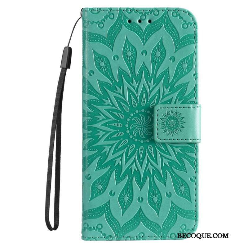 Etui Na Telefon Pokrowce do Sony Xperia 5 IV Mandala Sun Ze Smyczą