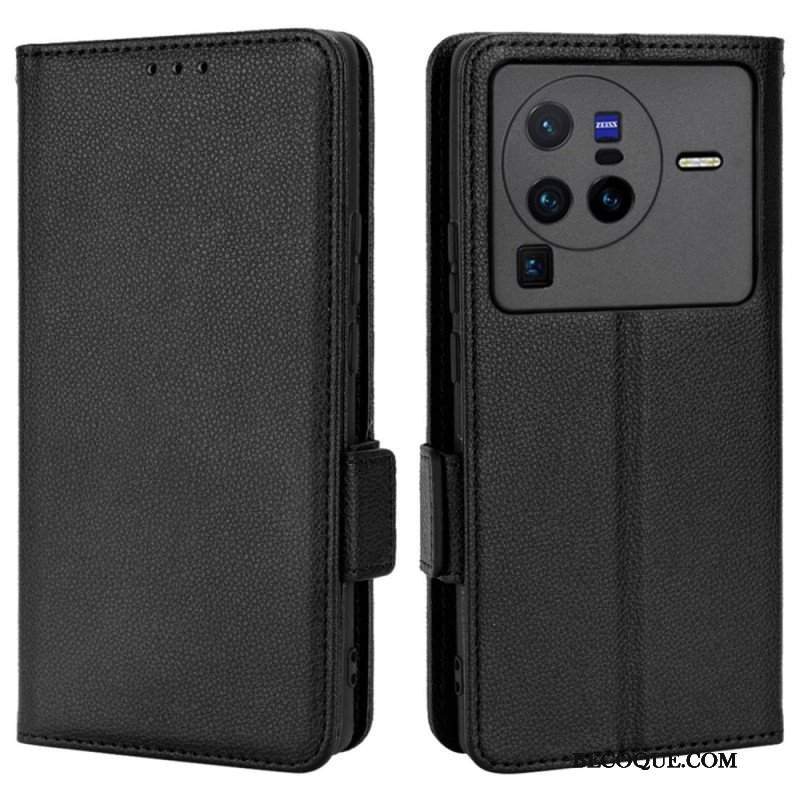 Etui Na Telefon Pokrowce do Vivo X80 Pro Etui Folio Flap Double Nowe Kolory