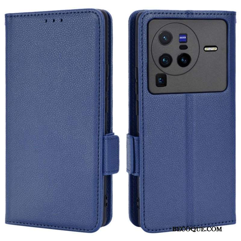 Etui Na Telefon Pokrowce do Vivo X80 Pro Etui Folio Flap Double Nowe Kolory