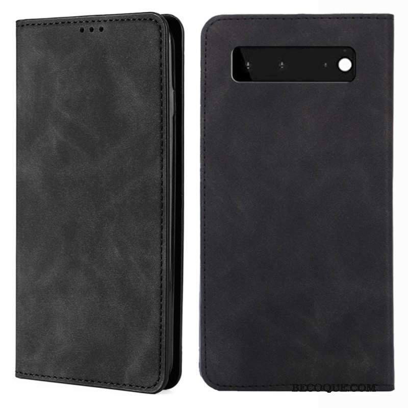 Etui Na Telefon do Google Pixel 6 Etui Folio Dotyk Skóry