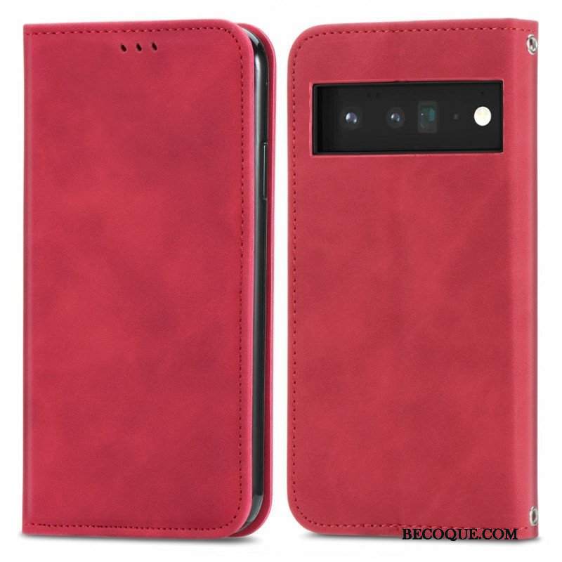 Etui Na Telefon do Google Pixel 6 Etui Folio Dotykowy Design W Stylu Vintage