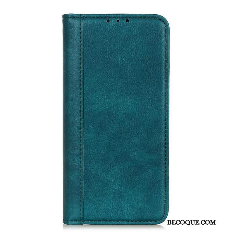 Etui Na Telefon do Google Pixel 6 Etui Folio Kolorowa Wersja Skóry Dwoinowej