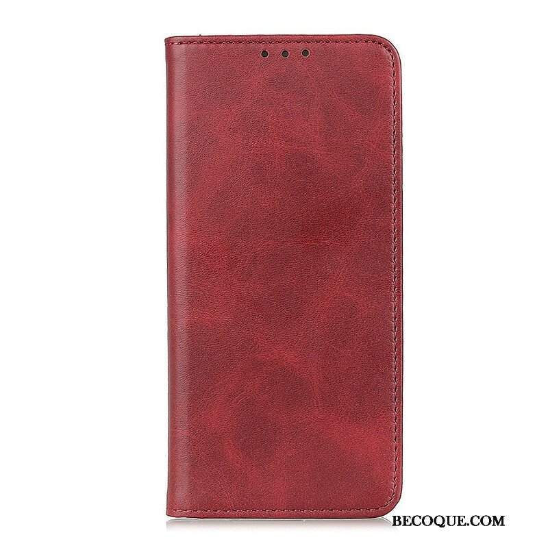 Etui Na Telefon do Google Pixel 6 Pro Etui Folio Matowa Skóra Dwoinowa